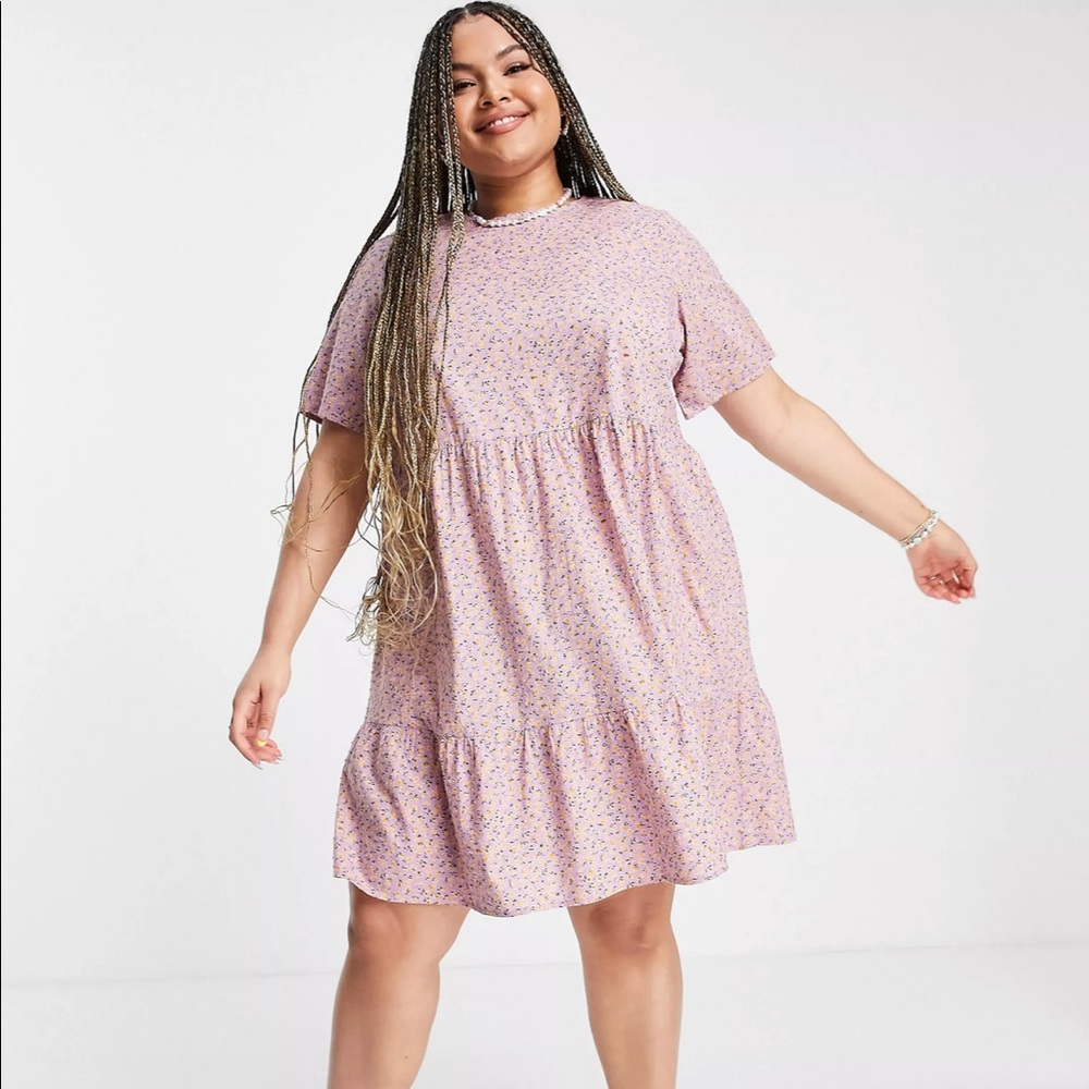 ASOS Curve Mini Smock Dress